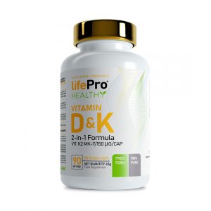 Life Pro Vit D&K2Mk7 90 Vcaps Nouveau conditionnement des médicaments